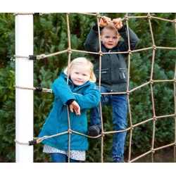 small foot Kletternetz mit Achterhaken - naturfarben