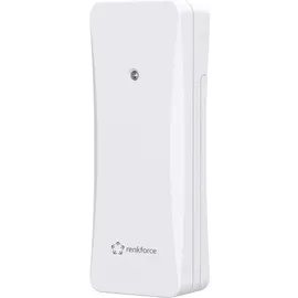 Renkforce RF-6736476 RF-E0666-W Thermo-/Hygrosensor Funk 433 MHz Weiß