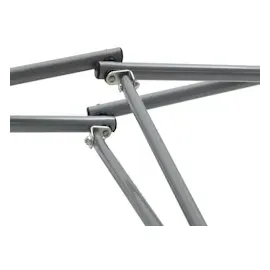 vidaXL Hängematte mit faltbarem Ständer Rot