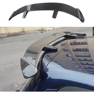 LiyanWu Auto Heckspoiler Spoilerlippe für Audi RS Q8 RSQ8 2019-2024, ABS Auto Spoiler Flügel Auto Heckspoilerflügel Hinten Dach Spoiler
