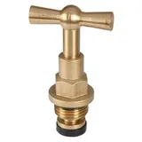 Schlösser Armaturen Knebel-Oberteil Messing DN 10, 3/8'