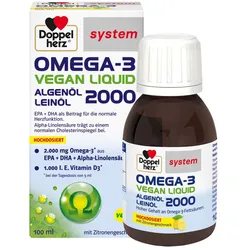 Doppelherz system OMEGA-3 VEGAN LIQUID 2000 100 ml Flüssigkeit