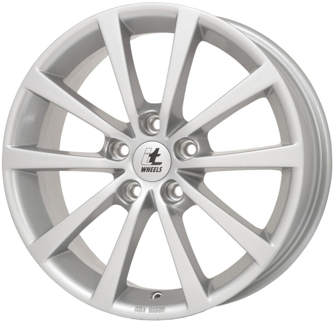 Alufelge 18 zoll ITWHEELS Alice 5x112 7,5J ET45, Farbe Glanzsilber