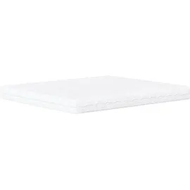 vidaXL Schaumstoffmatratze Weiß 200x220 cm Härtegrad H2 H3