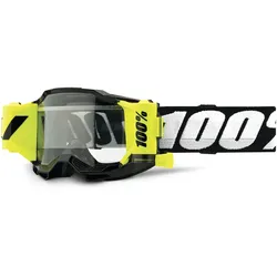 100% Accuri 2 Forecast Kinder Motocross Brille, schwarz-gelb