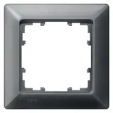 Siemens DELTA line Rahmen 1-Fach, 80x80mm, carbonmetallic (5TG2551-6)