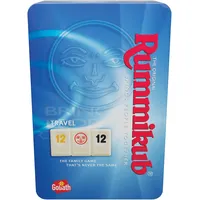 Goliath Rummikub Original Metallbox, Reise-Edition, Brettspiel für Kinder ab