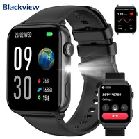 Smartwatch Damen Herren Fitnessuhr Armbanduhr mit Pulsmesser Schrittzähler Uhr