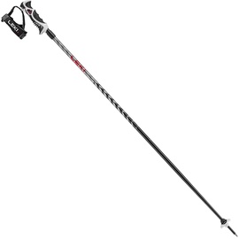 Leki Hot Shot S Skistock mit Trigger S System Skistöcke schwarz