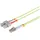 S/CONN maximum connectivity Duplex Patchkabel LC/SC 50/125μ, OM5, lindgrün, 20m
