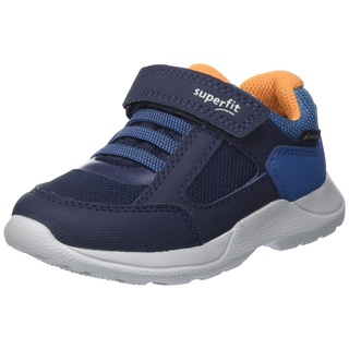 Superfit Rush Sneaker, BLAU/ORANGE 8000, 38 EU Schmal