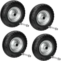 ECD Germany Schubkarrenrad PU 4,80-4,00-8 Ø390 mm