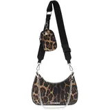 Steve Madden Bvital Umhängetasche Textil Braun/Beige/Schwarz