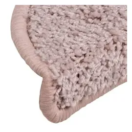vidaXL Treppenmatten 15 Stk. Hellrosa 65x21x4 cm