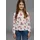 Kidsworld Carmenshirt in weiß geblümt), | Gr.: 152/158