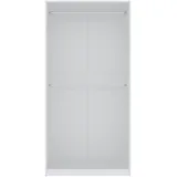 marmex möbel TRES 01B Kleiderschrank 100x206x51 weiß