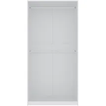marmex möbel TRES 01B Kleiderschrank 100x206x51 weiß