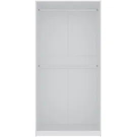 marmex möbel TRES 01B Kleiderschrank 100x206x51 weiß