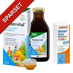 Kindervital mit Calcium + D3 Tonikum Salus + Nasenduo Nasenspray