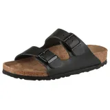 Birkenstock Arizona Naturleder schmal schwarz 37