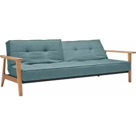 Innovation Living Schlafsofa Webstoff 2-Sitzer Blau
