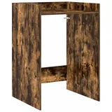 vidaXL Waschmaschinen-Schrank 67,5 x 62 x 97 cm Geräucherte Eiche