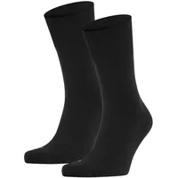 Falke Socken 2er Pack SCHWARZ|SCHWARZ 42/43