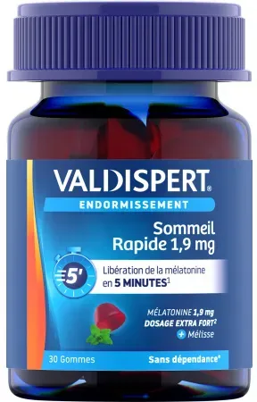 Valdispert Schneller Schlaf 1,9mg Nahrungsergänzungsmittel 30 Gummis