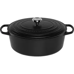 Le Creuset Signature Bräter Schwarz Oval 33 cm