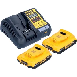 DeWalt Akku-Kit (2x 18V/2Ah plus DCB1104)