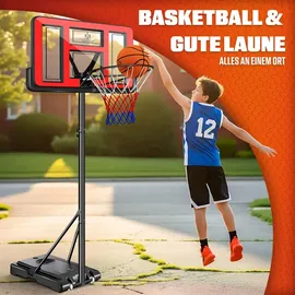 Kesser Basketballkorb 160-210 cm Rot