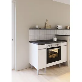 OPTIFIT Küchenzeile Lilly2 120 cm schwarz