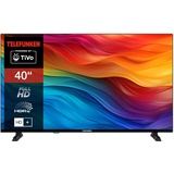 Telefunken 40 Zoll Fernseher/TiVo Smart TV (Full HD, HDR, HD+ 6 Monate inkl., Triple-Tuner) XF40TO750S