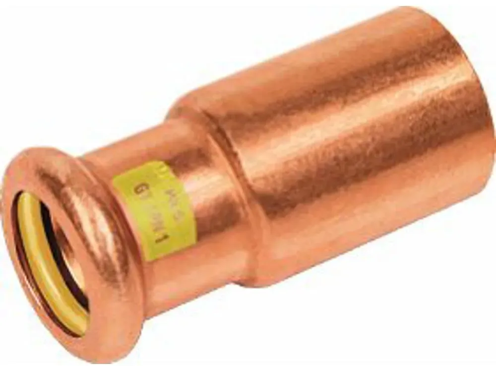 SANHA Gas-Pressfitting Absatznippel 35a x 22 mm Kupfer Nr. 10243
