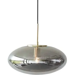 Hübsch - Reflect Pendelleuchte Ellipse Reflect Grau - cm - 36 cm