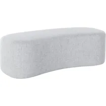 LeGer Home by Lena Gercke Polsterhocker Dilara Polyester 143 x 45 x 68 cm Grau/Silber