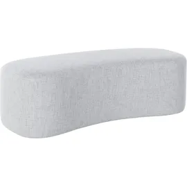 LeGer Home by Lena Gercke Polsterhocker Dilara Polyester 143 x 45 x 68 cm Grau/Silber