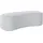 LeGer Home by Lena Gercke Polsterhocker Dilara Polyester 143 x 45 x 68 cm Grau/Silber