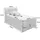 ed-lifestyle Mid.you Boxspringbett, Grau -