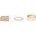 Mister Tee Pray Ring Set - Goldfarben
