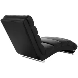miliboo Taylor Liegestuhl 63 x 169 x 85 cm schwarz