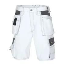 teXXor Shorts "BERMUDA" Canvas - 64 - weiß/grau