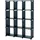 Intirilife Bücherregal 105 x 30 x 140 cm Schwarz