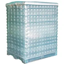 TransPak Schrumpfhaube Maße 1250+850x1800mm 125μ, transparent Seitenfalte