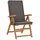 vidaXL Gartenstuhl 60,2 x 94,2 x 43,9 cm grau 2 St.