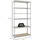 Proregal Schwerlastregal Giant Muli HxBxT 250 x 110 x 50 cm 6 Fachböden Fachlast 200 kg Grau