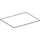 Geberit Glasbalage zu Seitenschrank 500524 58 x 8 x 45 cm