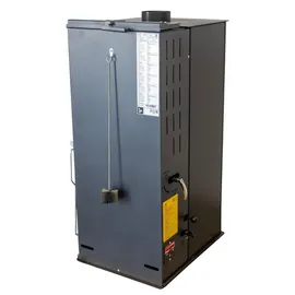 baba's stove Eco Mini Hybridofen Metall Schwarz