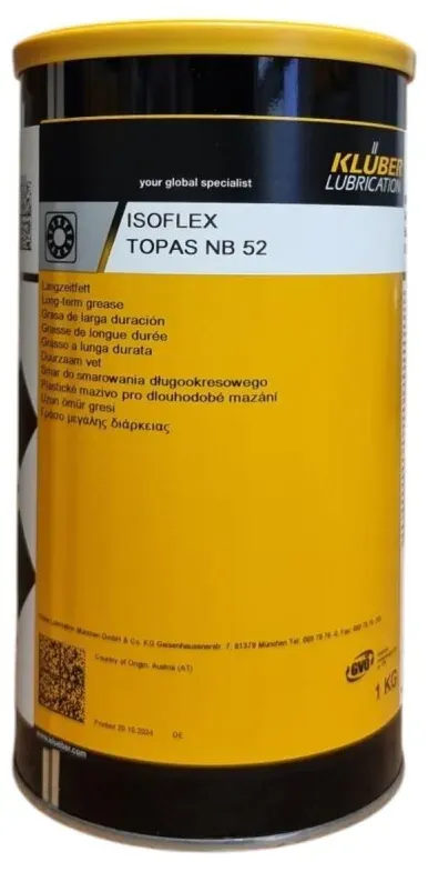 Klüber ISOFLEX TOPAS NB 52, 1 Kg Dose