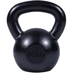 Kettlebell Gusseisen 2-32 KG schwarz 28kg